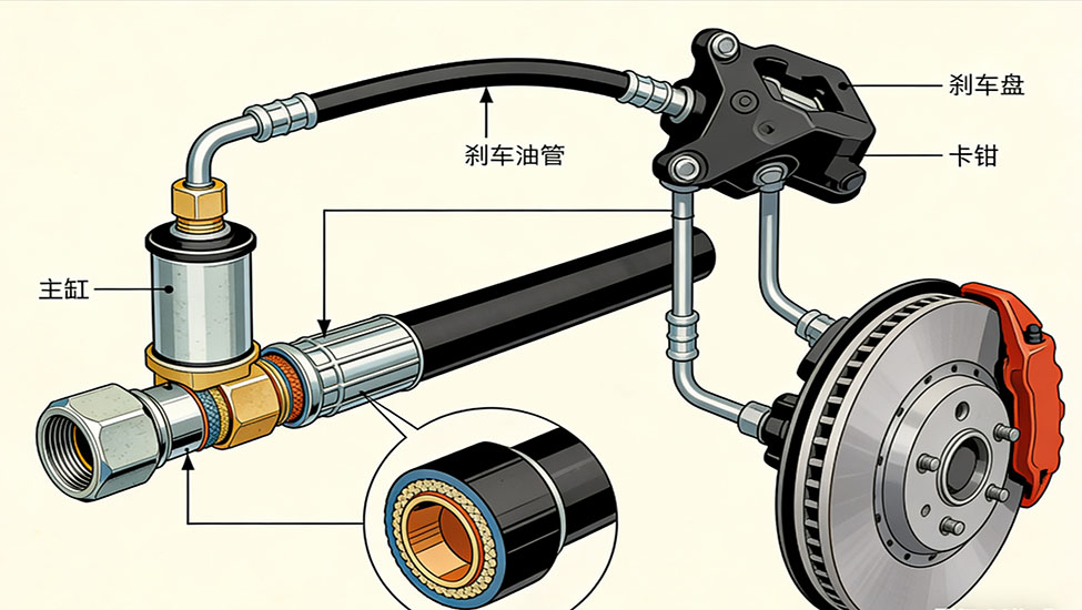 Working principle of brake lin...
